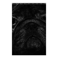 Black Bulldog Shower Curtain 48  X 72  (small)  by Valentinaart