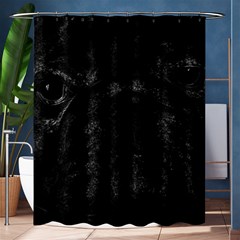 Black Bulldog Shower Curtain 60  X 72  (medium)  by Valentinaart