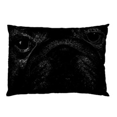 Black Bulldog Pillow Case (two Sides)