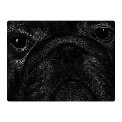 Black Bulldog Double Sided Flano Blanket (mini) 