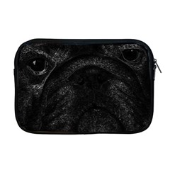 Black Bulldog Apple Macbook Pro 17  Zipper Case by Valentinaart