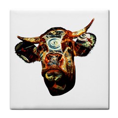 Artistic Cow Tile Coasters by Valentinaart