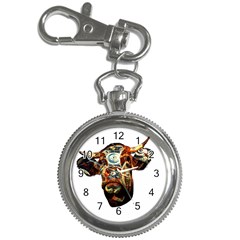 Artistic Cow Key Chain Watches by Valentinaart