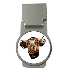 Artistic Cow Money Clips (round)  by Valentinaart