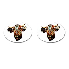 Artistic Cow Cufflinks (oval) by Valentinaart