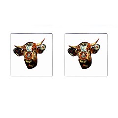 Artistic Cow Cufflinks (square)