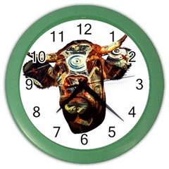 Artistic Cow Color Wall Clocks