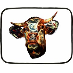 Artistic Cow Fleece Blanket (mini)