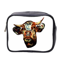 Artistic Cow Mini Toiletries Bag 2-side