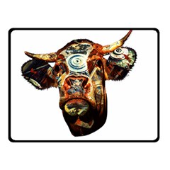 Artistic Cow Fleece Blanket (small)