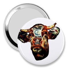 Artistic Cow 3  Handbag Mirrors