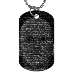 Silent Dog Tag (two Sides) by Valentinaart