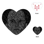 Silent Playing Cards (Heart)  Front