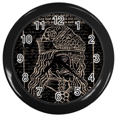 Count Vlad Dracula Wall Clocks (Black)