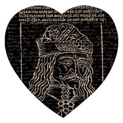 Count Vlad Dracula Jigsaw Puzzle (heart) by Valentinaart