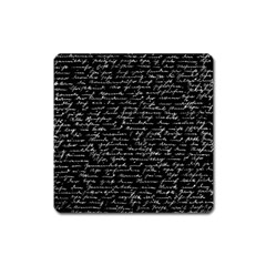 Handwriting  Square Magnet