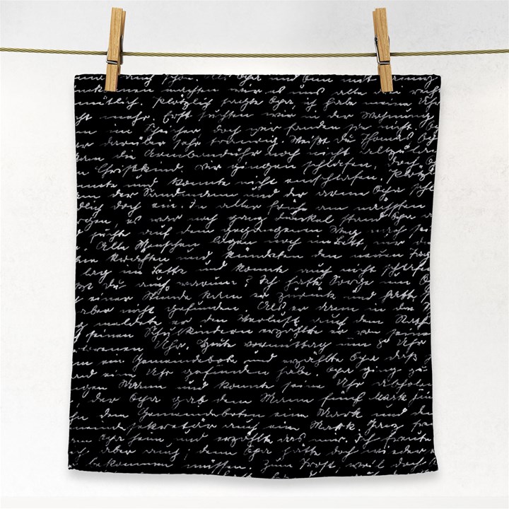 Handwriting  Face Towel