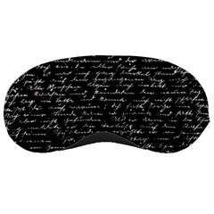 Handwriting  Sleeping Masks by Valentinaart