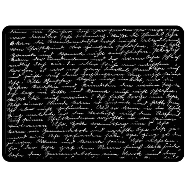 Handwriting  Fleece Blanket (Large) 