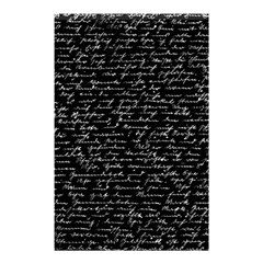 Handwriting  Shower Curtain 48  X 72  (small) 