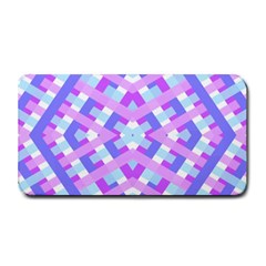 Geometric Gingham Merged Retro Pattern Medium Bar Mats by Simbadda