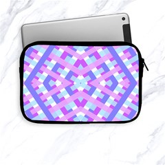 Geometric Gingham Merged Retro Pattern Apple Ipad Mini Zipper Cases by Simbadda