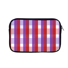 Gingham Pattern Checkered Violet Apple Macbook Pro 13  Zipper Case