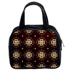 Seamless Ornament Symmetry Lines Classic Handbags (2 Sides) by Simbadda