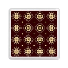 Seamless Ornament Symmetry Lines Memory Card Reader (square) 