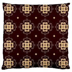 Seamless Ornament Symmetry Lines Large Cushion Case (one Side)