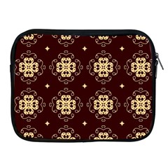 Seamless Ornament Symmetry Lines Apple Ipad 2/3/4 Zipper Cases by Simbadda