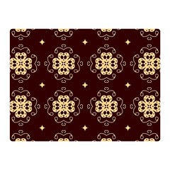 Seamless Ornament Symmetry Lines Double Sided Flano Blanket (mini) 