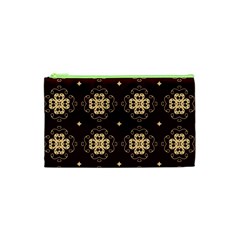 Seamless Ornament Symmetry Lines Cosmetic Bag (xs)