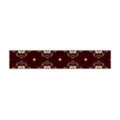 Seamless Ornament Symmetry Lines Flano Scarf (mini)