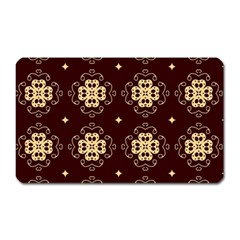 Seamless Ornament Symmetry Lines Magnet (rectangular)