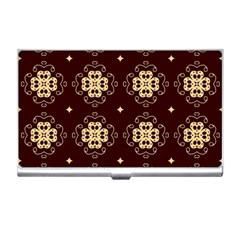 Seamless Ornament Symmetry Lines Business Card Holders