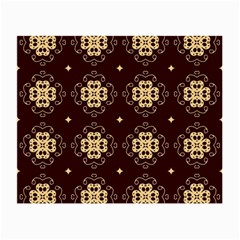 Seamless Ornament Symmetry Lines Small Glasses Cloth