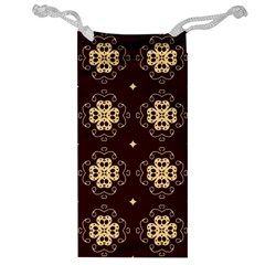 Seamless Ornament Symmetry Lines Jewelry Bag