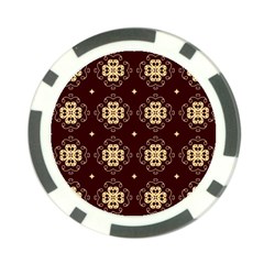 Seamless Ornament Symmetry Lines Poker Chip Card Guard (10 Pack)