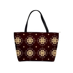 Seamless Ornament Symmetry Lines Shoulder Handbags by Simbadda