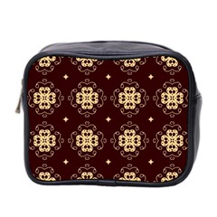 Seamless Ornament Symmetry Lines Mini Toiletries Bag 2-side