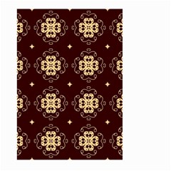 Seamless Ornament Symmetry Lines Large Garden Flag (two Sides)