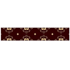 Seamless Ornament Symmetry Lines Flano Scarf (large)