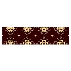 Seamless Ornament Symmetry Lines Satin Scarf (oblong)