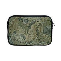 Vintage Background Green Leaves Apple Ipad Mini Zipper Cases by Simbadda