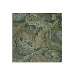 Vintage Background Green Leaves Satin Bandana Scarf by Simbadda