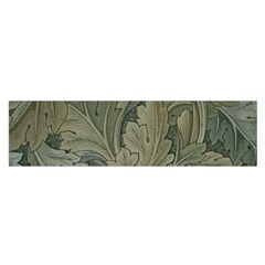 Vintage Background Green Leaves Satin Scarf (oblong)