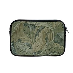 Vintage Background Green Leaves Apple Macbook Pro 13  Zipper Case