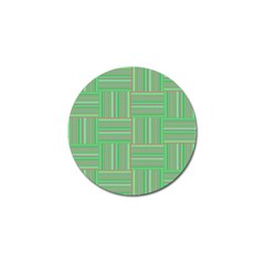 Geometric Pinstripes Shapes Hues Golf Ball Marker