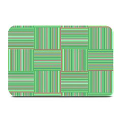 Geometric Pinstripes Shapes Hues Plate Mats